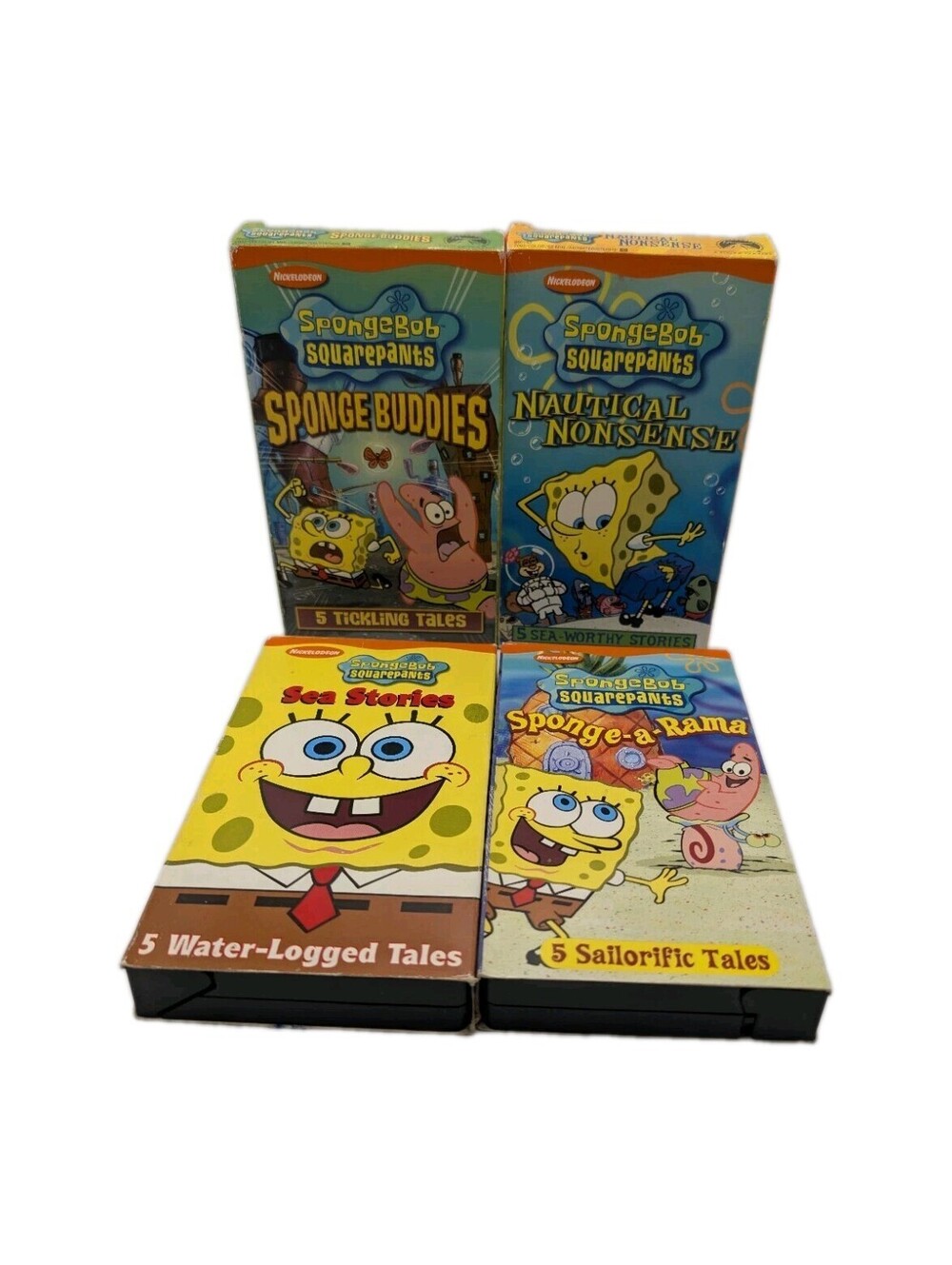 Lot Of 4Spongebob Squarepants Great Titles VHS NTSC Nickelodeon